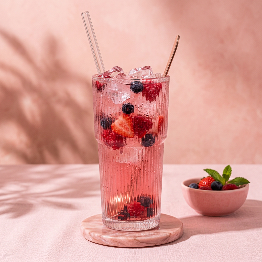 Berry Nice Over Ice: A Quick Berry Iced Tea