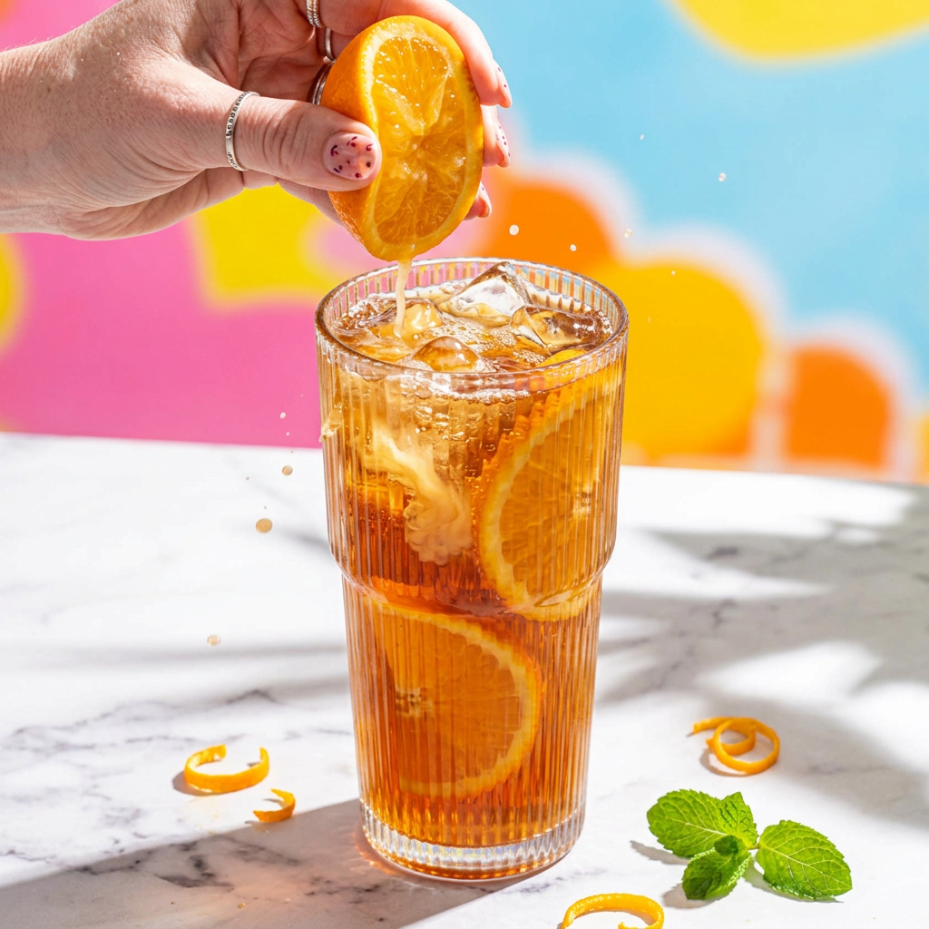 A Slice of Sunshine: Iced Tea with Citrus