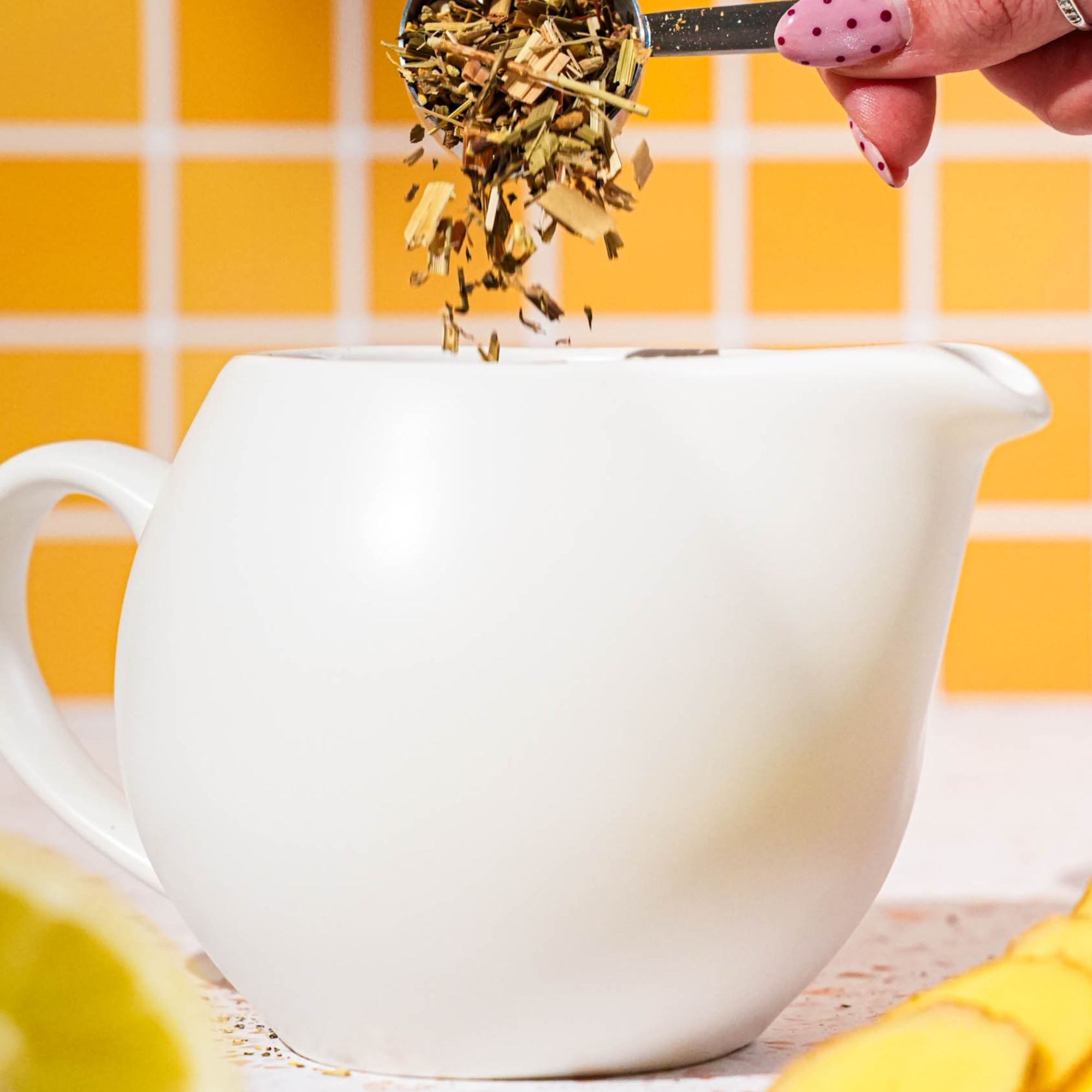 Brew & Bloom Ceramic Infuser Teapot